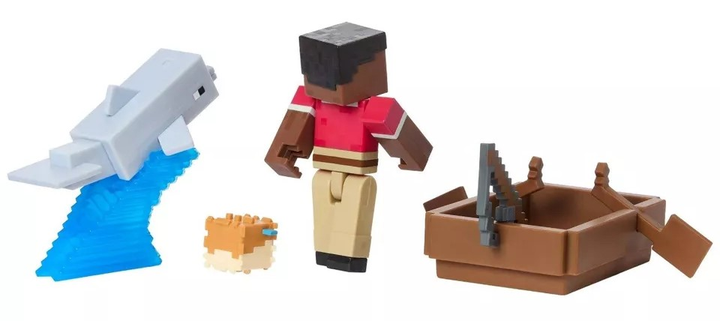 Фігурки Mattel Minecraft Sailor Zuri & Blowfish JCN50 (0194735273584) - зображення 3