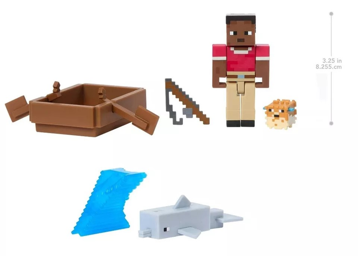 Фігурки Mattel Minecraft Sailor Zuri & Blowfish JCN50 (0194735273584) - зображення 6