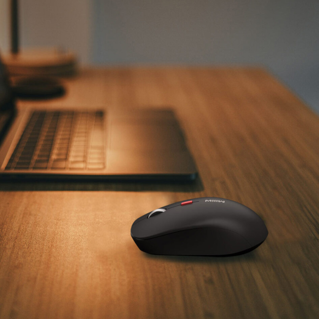 Мышь Xiaomi MiiiW Wireless/Bluetooth Mouse Black (MW23M22 Black) - изображение 3