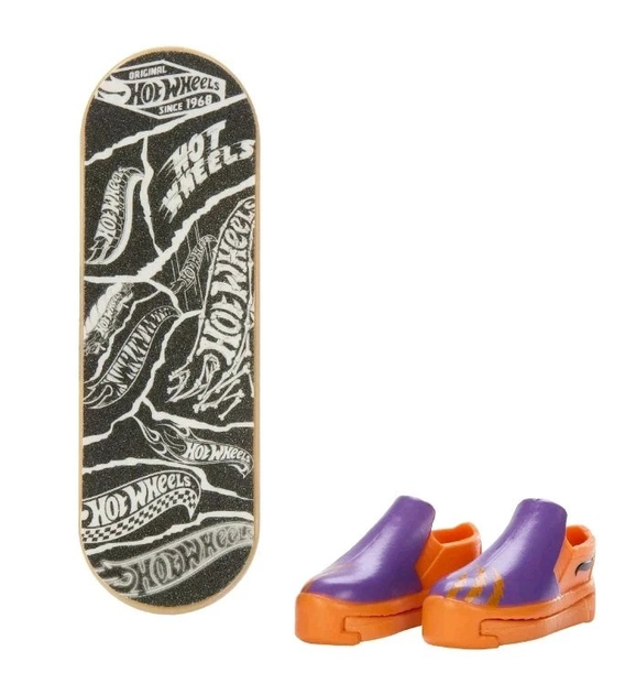 Zestaw zabawkowy Hot Wheels Deskorolka Thrashin Tiger + buty do jazdy palcami HVJ93 (0194735205974) - obraz 3