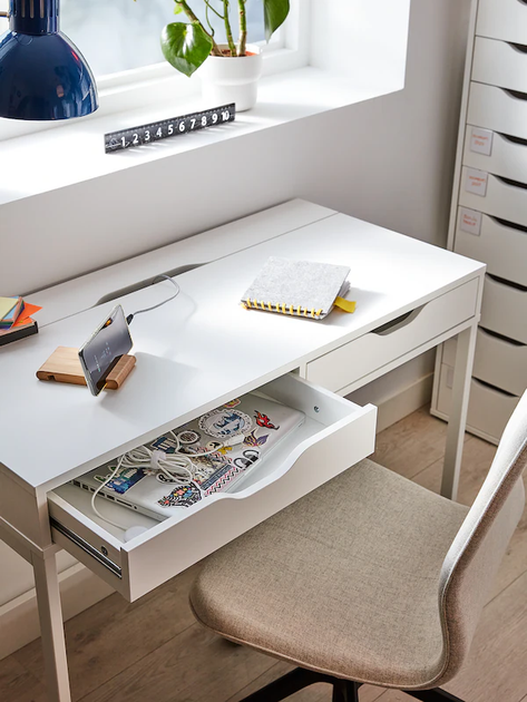 Письмовий стіл ALEX IKEA 104.735.55 білий - зображення 2