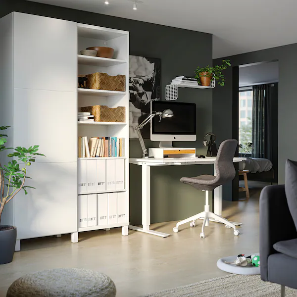 Стол с регулируемой высотой TROTTEN IKEA 794.296.02 белый - Фото 2 Стол с регулируемой высотой TROTTEN IKEA 794.296.02 белый - изображение 2