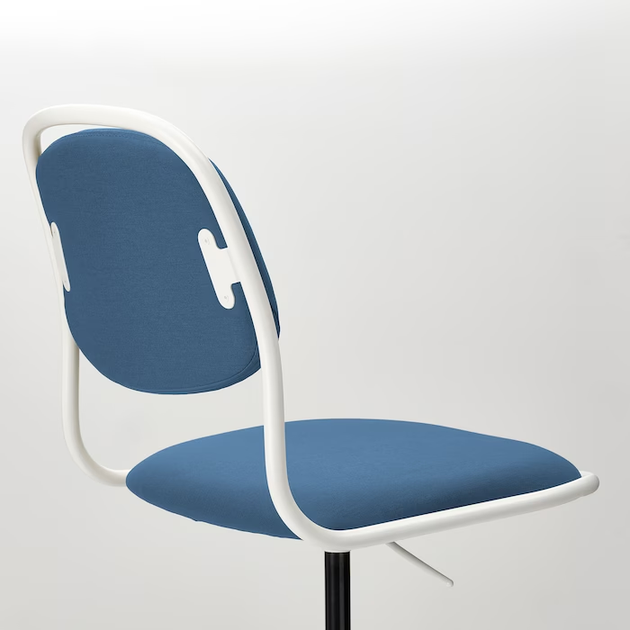 Комп'ютерне крісло ORFJALL IKEA 395.010.96 білий/темно-синій - зображення 5