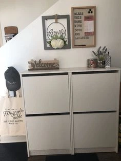 Тумба для взуття BISSA 49x28x93 cm IKEA 705.302.56 білий - зображення 6