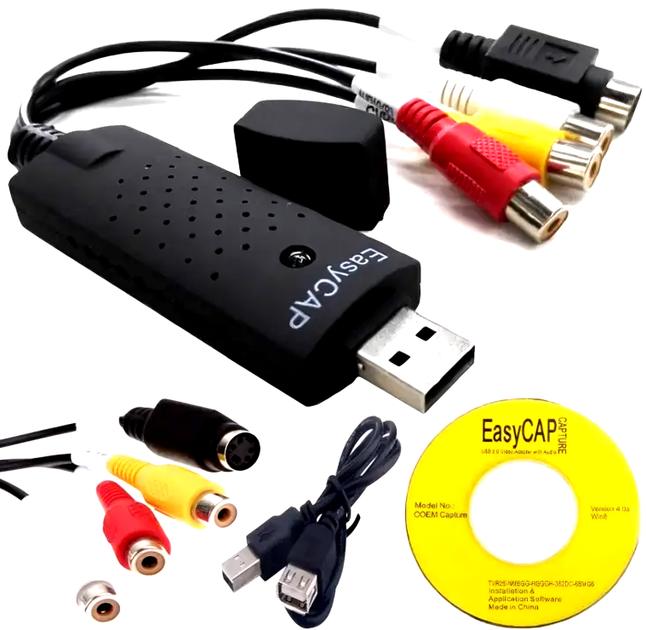 Карта відеозахвату зовнішня AV Easycap usb 2.0 - изображение 2