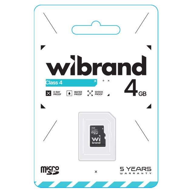 Карта памяти microSDHC Wibrand 4Gb class 4 WICDC4/4GB - изображение 2