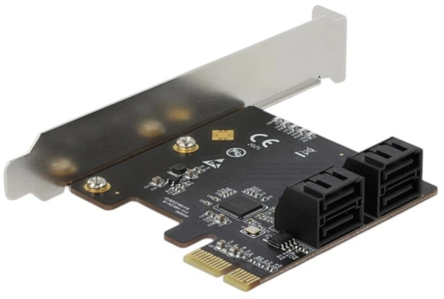 Плата розширення Delock PCI Express - 4 x SATA (4043619900107) - зображення 2