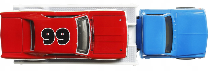 Pojazd Mattel Hot Wheels Premium Car Culture Team Transport '66 Chevelle & '72 Chevy Ramp Truck #54 1:64 HRV40 (0194735186235) - obraz 6