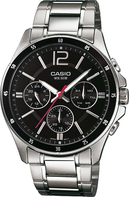Годинник Casio TIMELESS COLLECTION MTP-1374PD-1AVEF - Фото 1 Годинник Casio TIMELESS COLLECTION MTP-1374PD-1AVEF - зображення 1