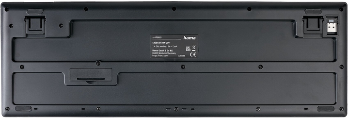Клавіатура бездротова Hama WK-200 Wireless Black (4047443524065) - зображення 5