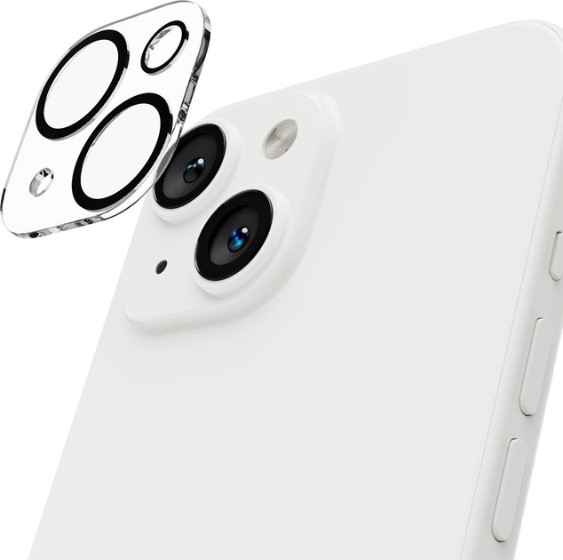 Szkło hartowane Hama Cam Protect na aparat Apple iPhone 15/15 Plus (4047443529114) - obraz 3
