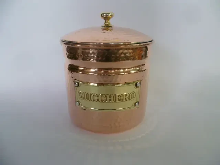 Медная емкость для хранения кофе,чая, специй, Hakart Handmade 3 - изображение 4