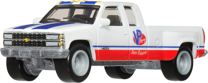Pojazd Mattel Hot Wheels Premium Car Culture Team Transport '63 Chevy Nova & '88 Chevy Silverado 3500 #68 1:64 HRV42 (0194735186211) - obraz 7