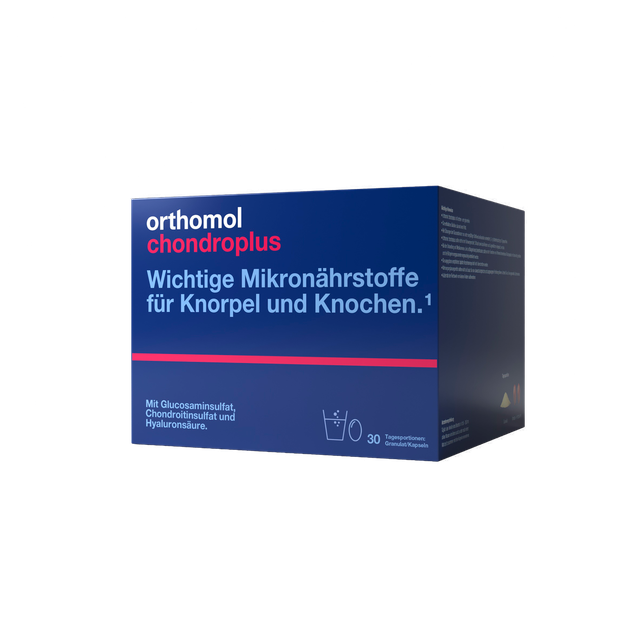 Гранули - капсули Orthomol Chondroplus Курс на 30 днів - Фото 2 Гранули - капсули Orthomol Chondroplus Курс на 30 днів - зображення 2