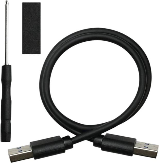 Kieszeń zewnętrzna Qoltec SATAIII 2.5" USB-A 3.0 2TB Blue (5901878518596) - obraz 4