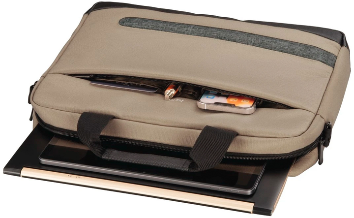 Torba na laptopa Hama Terra 13.3" Beige (4047443499882) - obraz 3