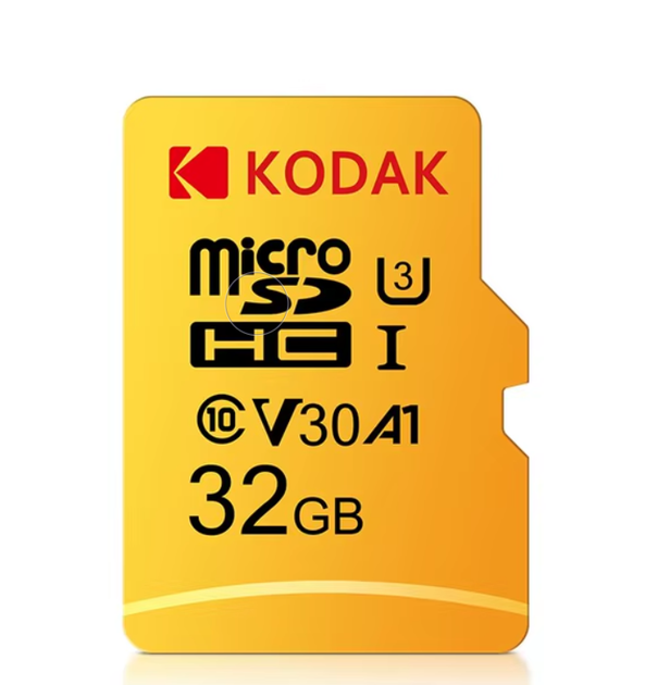 Карта памяти micro SD Kodak 32Gb U3 A1 class 10 V 30 - Фото 1 Карта памяти micro SD Kodak 32Gb U3 A1 class 10 V 30 - изображение 1
