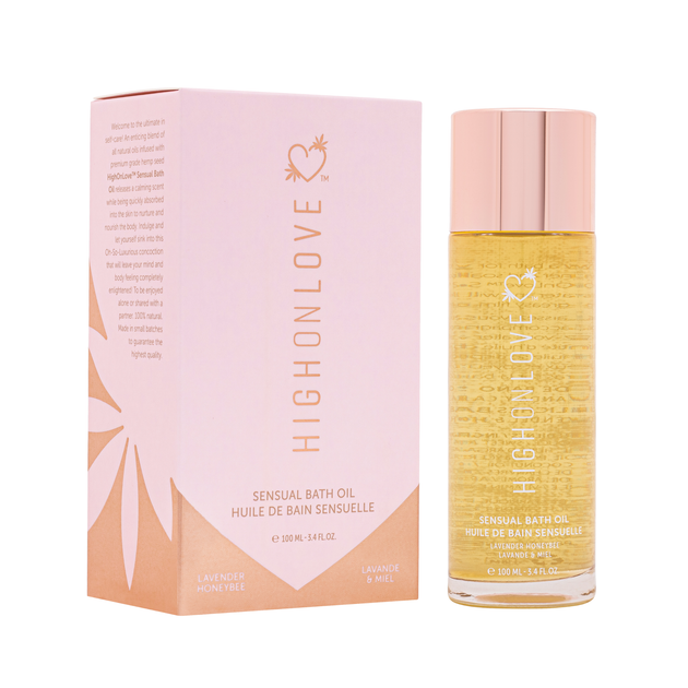 Олія для ванни з ароматом лаванди та меду Sensual Bath Oil Lavender Honeybee, 100 мл HighOnLove - Фото 1 Олія для ванни з ароматом лаванди та меду Sensual Bath Oil Lavender Honeybee, 100 мл HighOnLove - зображення 1