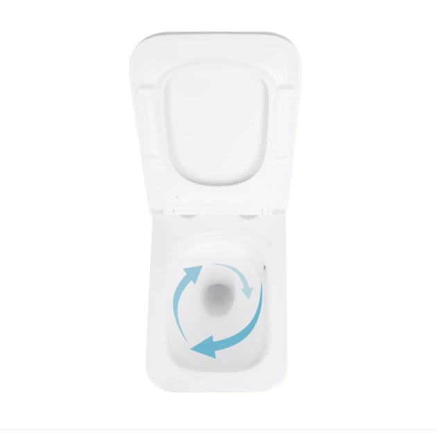 Унітаз підвісний Qtap Gemini безободковий з сидінням Soft-close QT2533076EUQW - изображение 6