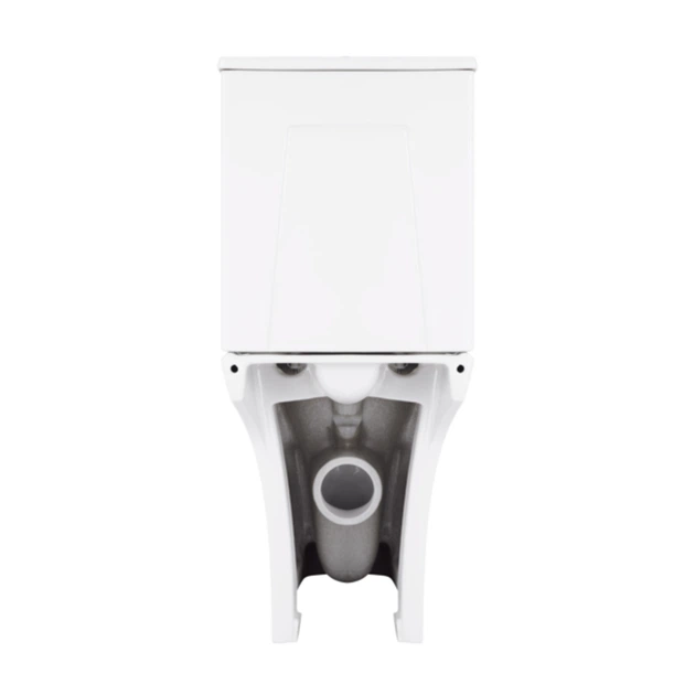 Унитаз-компакт Qtap Presto Quadro безободковый с сиденьем Soft-close QT24221215AW - изображение 7