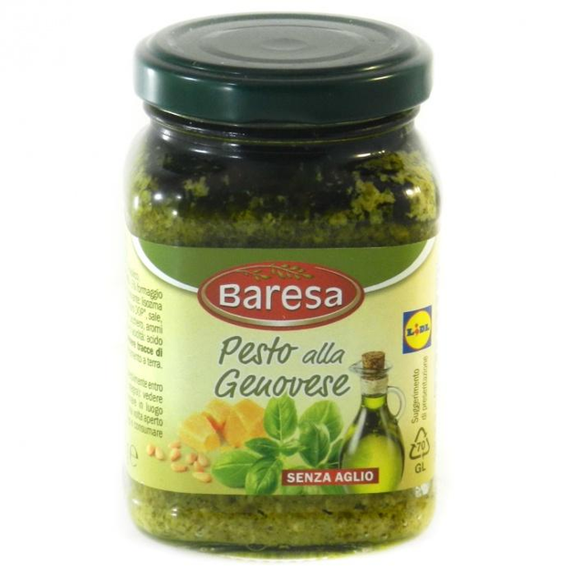 Соус песто Baresa Pesto alla Genoveze Pecorino с сыром 190г - Фото 1 Соус песто Baresa Pesto alla Genoveze Pecorino с сыром 190г - изображение 1