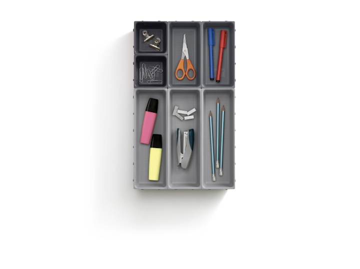 Modułowy organizer do szuflady Joseph Joseph Blox 7 elementów Szary (5028420003901) - obraz 9