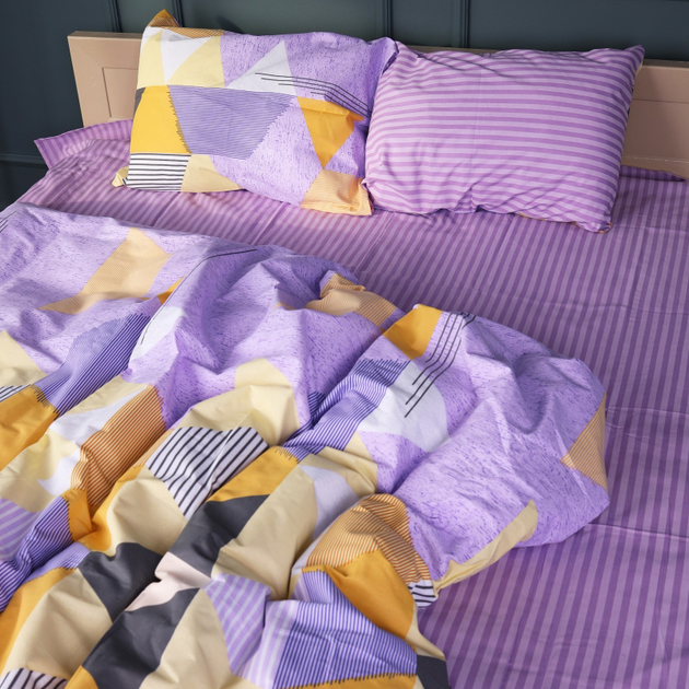 Підковдра MirSon Бязь 17-0764 Violet triangles 175х210 см від Rozetka на платформі USKIDKA Акція на Підковдра MirSon Бязь 17-0764 Violet triangles 175х210 см від Rozetka