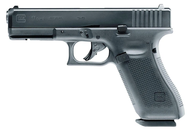 Пневматический пистолет Umarex Glock 17 Gen5 Blowback black, BB, металл с пулями с со2 5.8369 - изображение 2