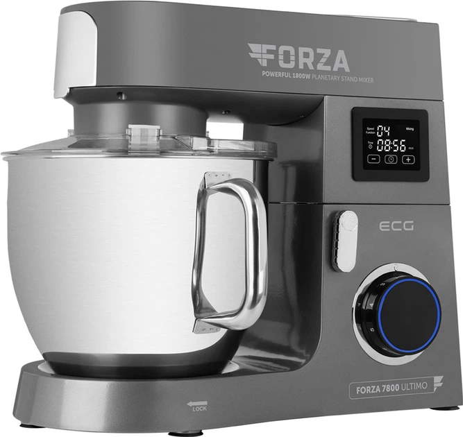 Кухонный комбайн с насадками и мясорубкой ECG FORZA 7800 Ultimo Scuro - Фото 2 Кухонный комбайн с насадками и мясорубкой ECG FORZA 7800 Ultimo Scuro - изображение 2