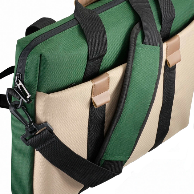 Torba na laptopa Hama Silvan 15.6"-16.2" Green (4047443522146) - obraz 5