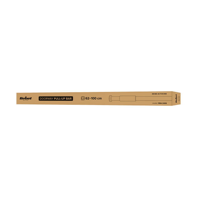 Регульована сталева планка для підтягувань REBEL ACTIVE RBA-2406 - изображение 6