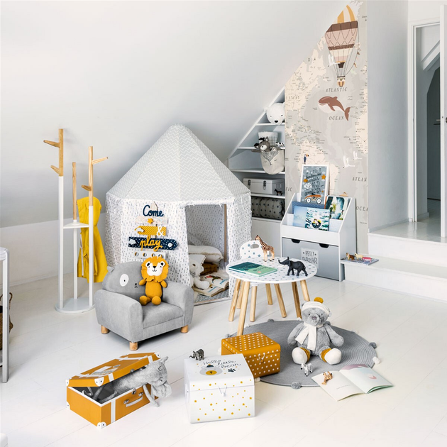 Fotel dla dzieci Atmosphera Kotek Grey (3560238696255) - obraz 5
