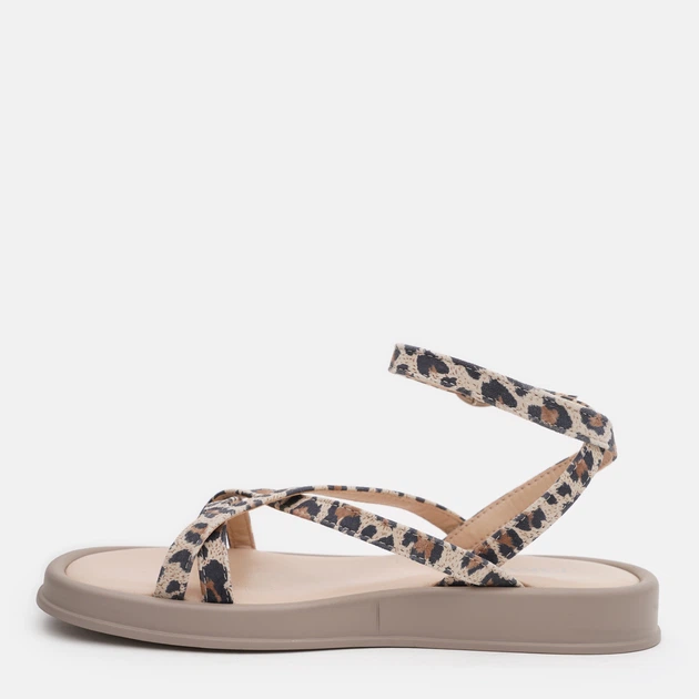Женские сандалии кожаные PARADIZE SHOES SAN-1331 39 24.7 см Леопард (ROZ6501061250) - изображение 4