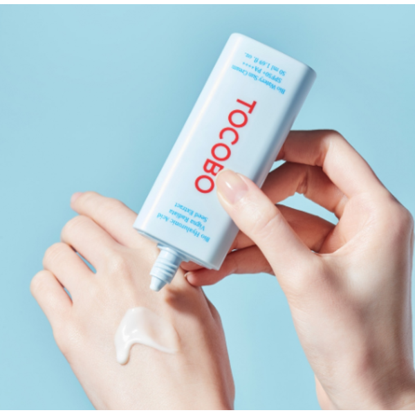 Увлажняющее солнцезащитное крем-молочко Tocobo Bio Watery Sun Cream SPF50+ PA++++ 50 мл - Фото 2 Увлажняющее солнцезащитное крем-молочко Tocobo Bio Watery Sun Cream SPF50+ PA++++ 50 мл - изображение 2