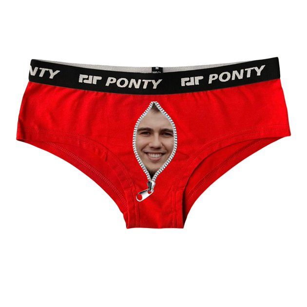 Жіночі труси Ponty Shop з вашим фото Ширинка M Червоні - Фото 1 Жіночі труси Ponty Shop з вашим фото Ширинка M Червоні - зображення 1