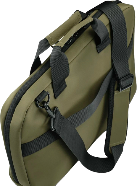 Torba na laptopa Hama Ultra Lightweight 15.6"-16.2" Olive (4047443520098) - obraz 6