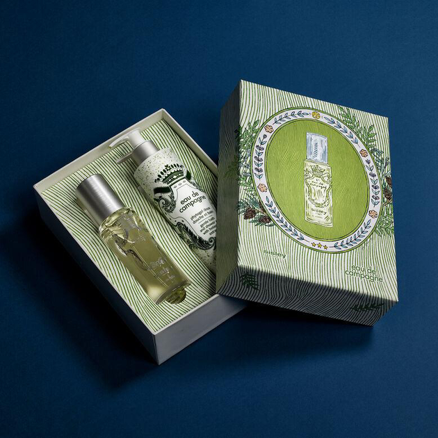 Набір унісекс Sisley Eau De Campagne Туалетна вода 100 мл + Гель для душу 250 мл (3473311991195) - зображення 4
