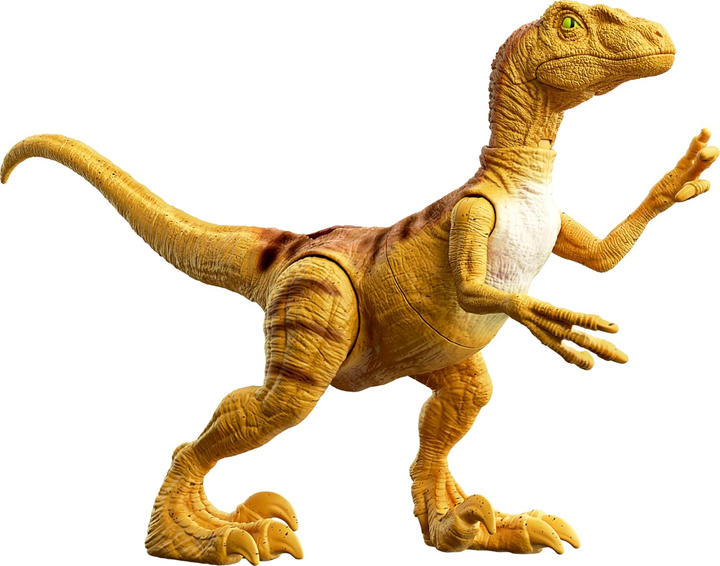 Фігурка динозавра Mattel Jurassic World Epic Evolution Strike Attack Velociraptor HTK60 (0194735192595) - зображення 4