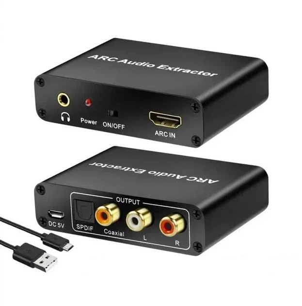 Адаптер переходник HDMI ARC Audio digital 3.5 преобразователь