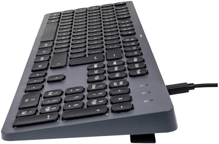 Klawiatura przewodowa Hama CK-400 USB Black-Grey (4047443524256) - obraz 4