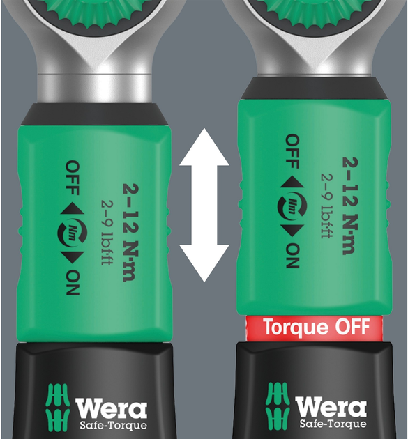Klucz dynamometryczny z nasadkami Wera Safe-Torque A1 Set 1 10 szt. (5075830001) - obraz 5