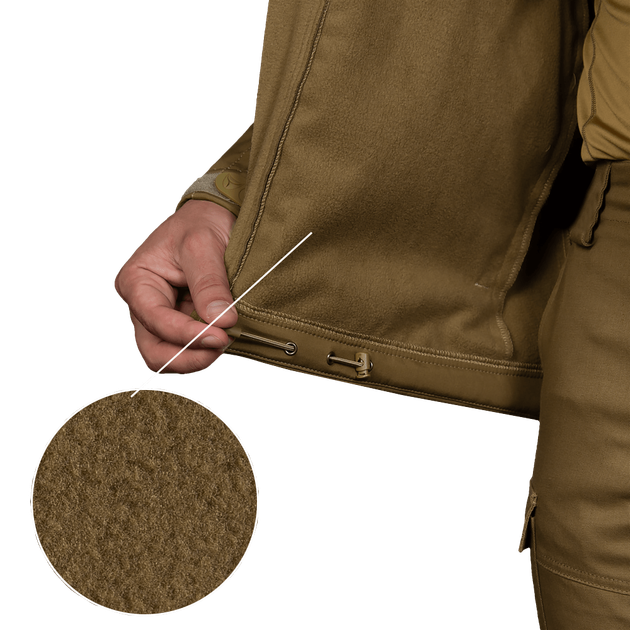 Куртка Camotec Stalker SoftShell Койот (7346), XXXXL - изображение 8