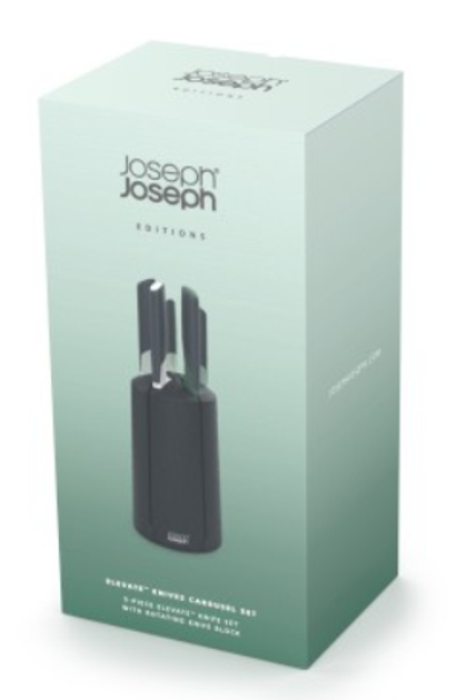 Zestaw noży Joseph Joseph Elevate Sage w bloku karuzeli 5 szt (5028420004304) - obraz 7