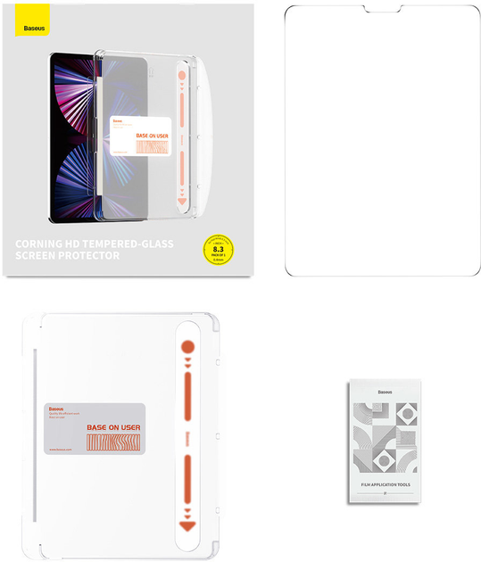 Szkło hartowane Baseus do Apple iPad mini 6 8.3" (6932172634834) - obraz 4