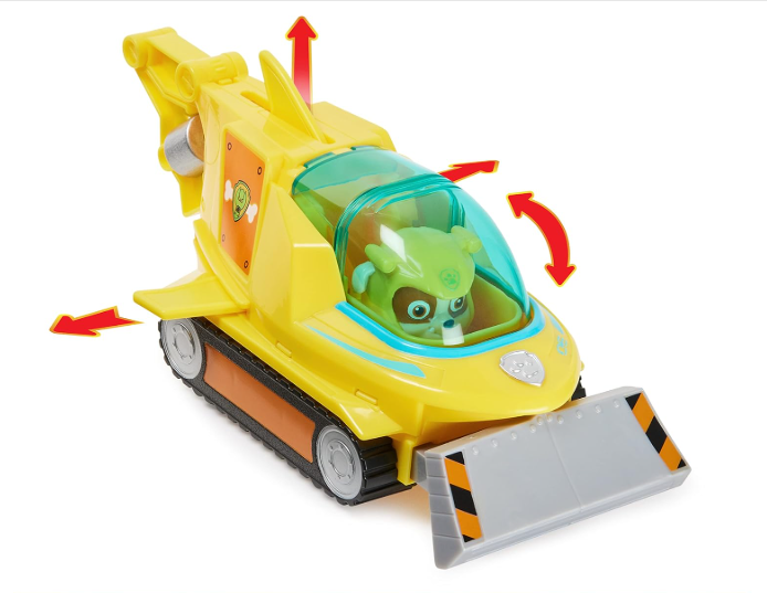 Машинка Щенячий Патруль Кріпиш Paw Patrol Aqua Pups Rubble Shark Spin Master 6066418 - зображення 5