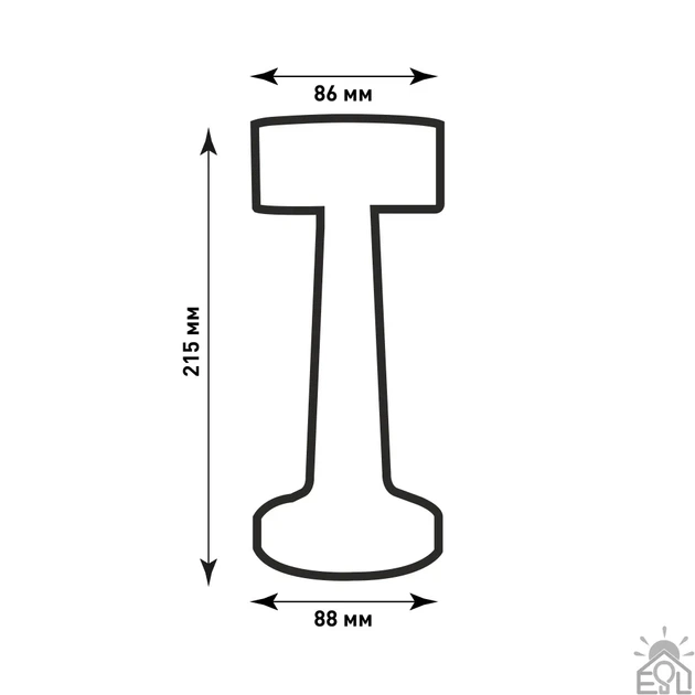 Світлодіодна настільна LED лампа DOWN LIGHT Бiла Esllse 2000К-6500K 200Lm с акумулятором 1200 mA - зображення 6