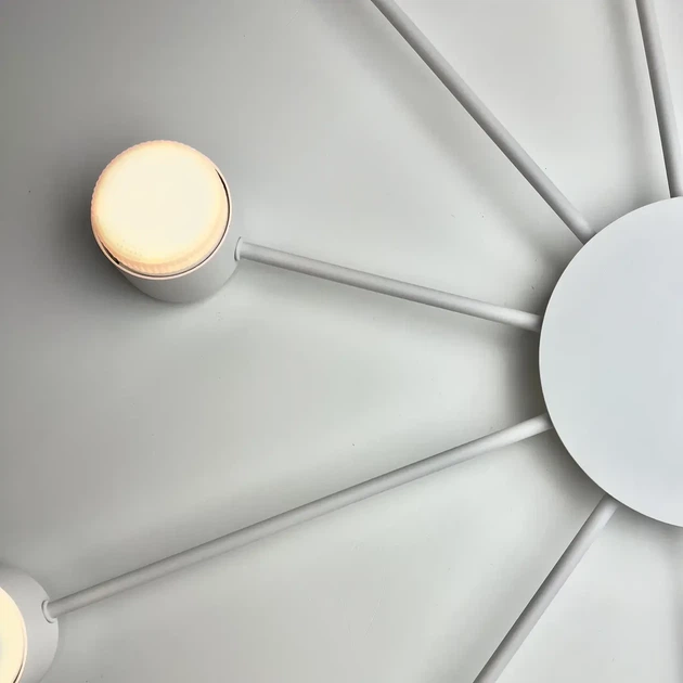 Люстра RAY SLIM 10xGX53 WHITE LUMINARIA 220V IP20 (потолочный светильник под сменные LED лампы) - изображение 6