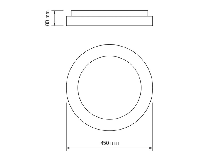 Светильник светодиодный круглый накладной EDGE-RC-72W-BLACK 2700-6000K (VLE-ERC-72B) VIDEX - Фото 3 Светильник светодиодный круглый накладной EDGE-RC-72W-BLACK 2700-6000K (VLE-ERC-72B) VIDEX - изображение 3