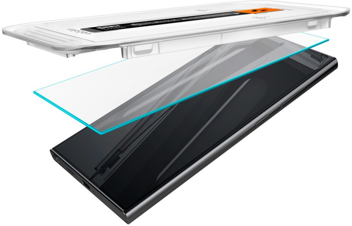 Zestaw 2 szkieł hartowanych Spigen Glas.tR EZ Fit do Samsung Galaxy S24 Ultra (8809971224116) - obraz 6