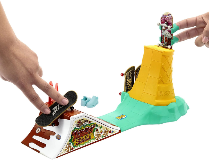 Скейтборд іграшковий Mattel Hot Wheels Skate Dessert Skatepark HXK91 (0194735232444) - зображення 4